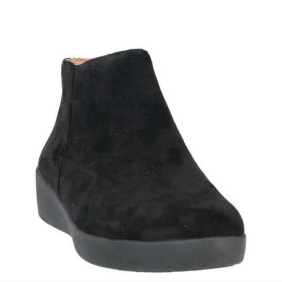 FitFlop SUMI Suede Ankle Boots-  Black - Picture 4 of 13